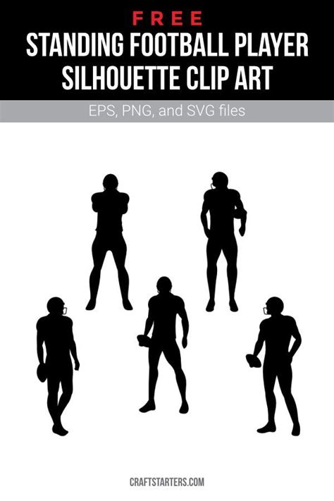 standing football player|football player standing cutouts.